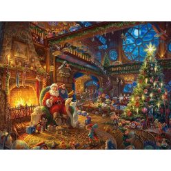   Puzzle 1000 db-os - Santa Claus and his elves - Thomas Kinkade - Schmidt 59494