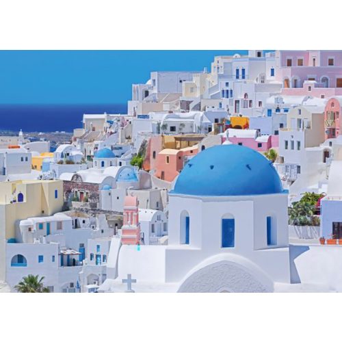 Puzzle 1000 db-os - Santorini, Görögország - Schmidt 58947