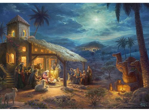 Puzzle 1000 db-os - Spirit - The Nativity - Thomas Kinkade - Schmidt 59676