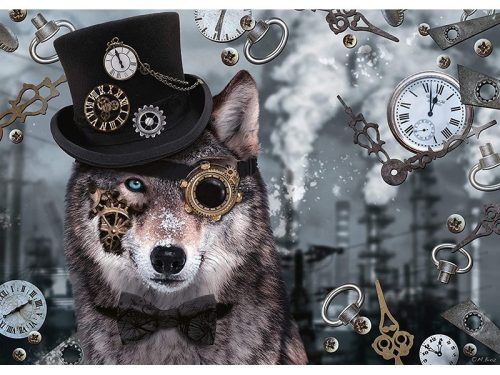 Puzzle 1000 db-os - Steampunk - Farkas - Schmidt (59647)