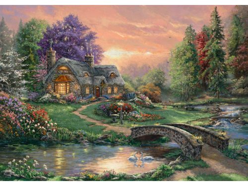 Puzzle 1000 db-os - Sweetheart Retreat - Thomas Kinkade - Schmidt 59937