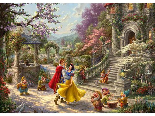 Puzzle 1000 db-os - Tánc a herceggel - Thomas Kinkade - Schmidt 59625