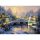 Puzzle 1000 db-os - Téli hangulat falun - Thomas Kinkade - Schmidt (58450)
