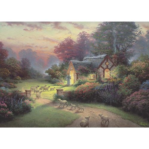 Puzzle 1000 db-os - The Good Shepherd's cottage - Thomas Kinkade - Schmidt 59678