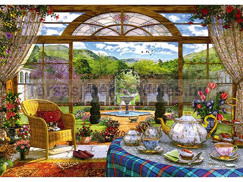 Puzzle 1000 db-os - View from the Conservatory - Dominic Davison - Schmidt (59593)