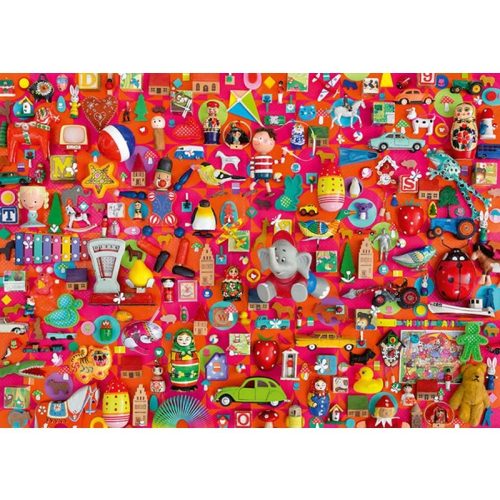 Puzzle 1000 db-os - Vintage Toys - Shelly Davies - Schmidt 59699