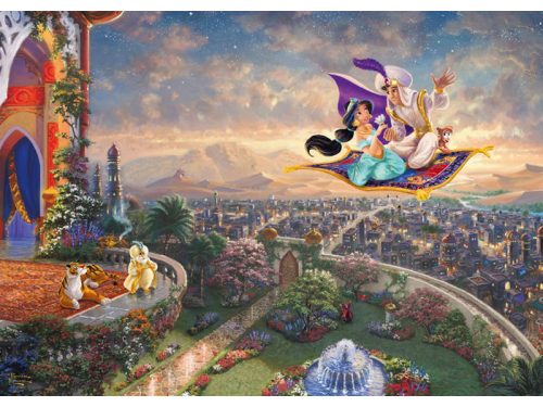 Puzzle 1000 db-os -Disney, Aladdin - Thomas Kinkade - Schmidt 59950