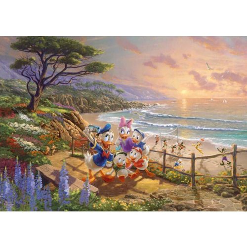 Puzzle 1000 db-os -Disney, Donald & Daisy - Thomas Kinkade - Schmidt 59951