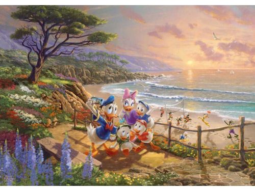 Puzzle 1000 db-os -Disney, Donald & Daisy - Thomas Kinkade - Schmidt 59951