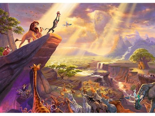 Puzzle 1000 db-os -Disney, The Lion King - Thomas Kinkade - Schmidt 59673