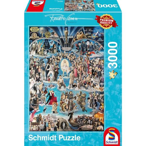 Puzzle 3000 db-os - Hollywood XXL - Renato Cesaro - Schmidt 59347