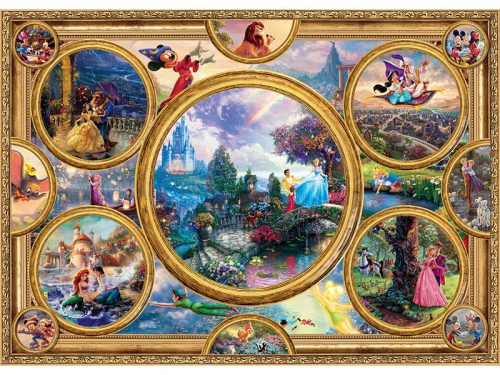 Puzzle 2000 db-os Gardens beyond Spring Gate/Landsitz - Thomas Kinkade - Schmidt (57453)