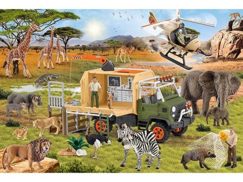 Puzzle 60 db-os - Álaltmentés - 2db Schleich figurával - Schmidt 56384