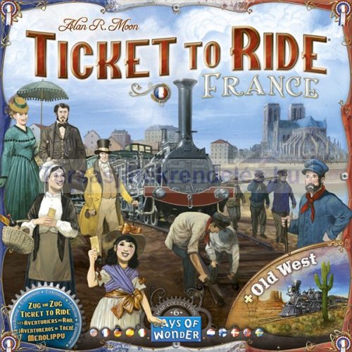 Ticket to Ride France & Old West - Map Collection: 6 - angol nyelvű