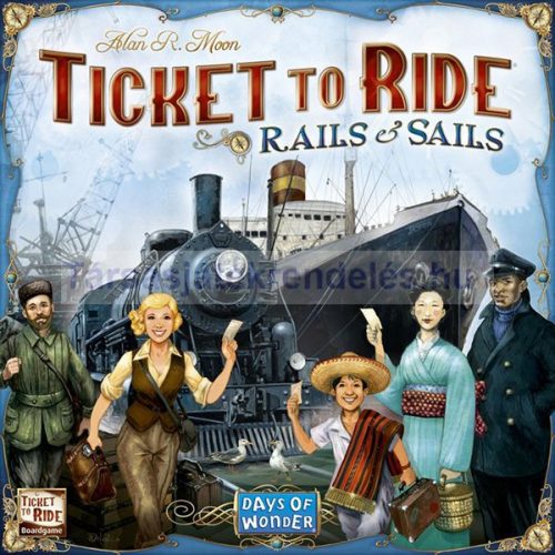 Ticket to Ride - Rails and Sails társasjáték - angol nyelvű