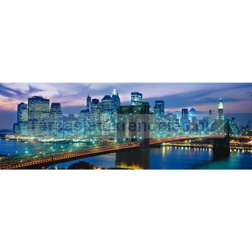 Puzzle 1000 db-os panoráma - New York, Brooklyn-híd - Clementoni (39209)