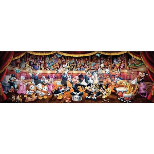 Puzzle 1000 db-os panoráma -Disney mesehősök- Clementoni (39347)