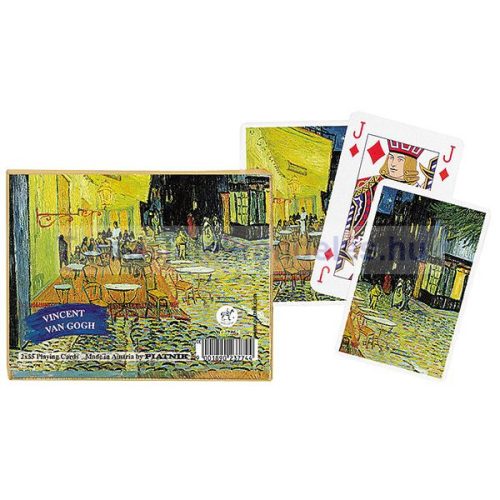Vincent van Gogh 2x55 lapos luxus römikártya - Piatnik