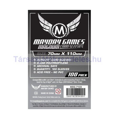 Mayday Games Magnum kártyavédő 70 x 110 mm - 100 db-os (MDG-7103)