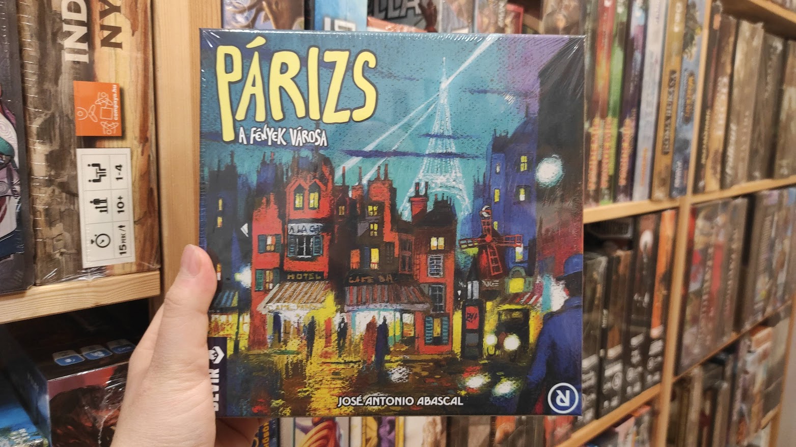 Párizs a fények városa társasjék