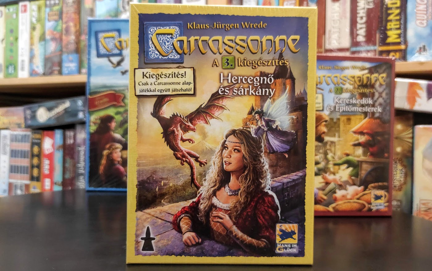  Carcassonne: Expansion 3 – The Princess & The Dragon (2005), Carcassonne 3. kiegészítő - A Hercegnő és a sárkány kiegészítés a Carcassonne társasjátékhoz