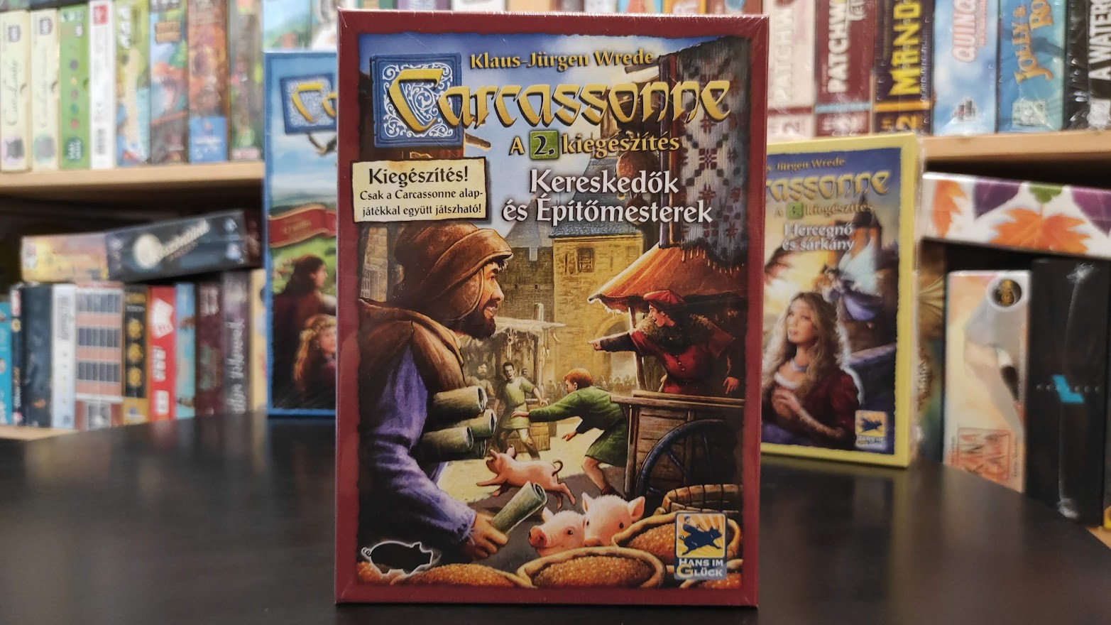 Carcassonne: Expansion 2 – Traders & Builders (2003), Carcassonne 2. kiegészítő Kereskedők és Építészek társasjáték