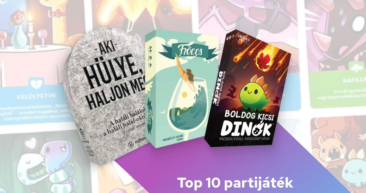 TOP 10 partijáték baráti összejövetelekhez